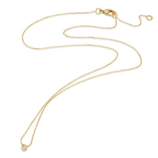 Nyakékek 750/18 K sárga arany Gyémánt 0.03 ct, w-si 42-45 cm