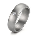 Gyűrű Rozsdamentes acél Gyémánt 0.04 ct, tw-si