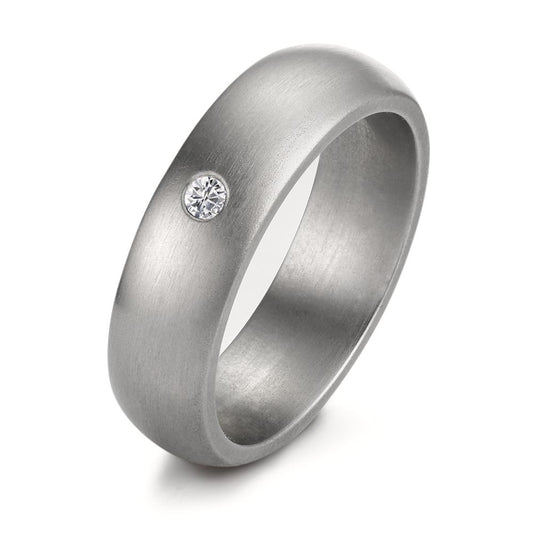 Gyűrű Rozsdamentes acél Gyémánt 0.04 ct, tw-si