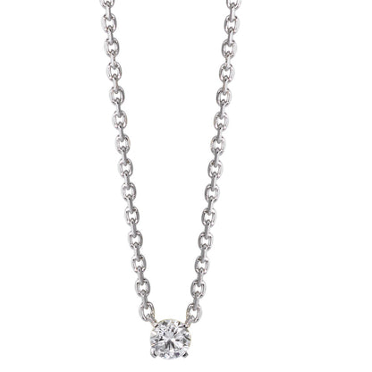 Nyakékek 750/18 K fehér arany Gyémánt 0.20 ct, w-si 40-42 cm