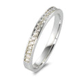 Memória gyűrű 750/18 K fehér arany Gyémánt 0.25 ct, 20 Kövek, w-si