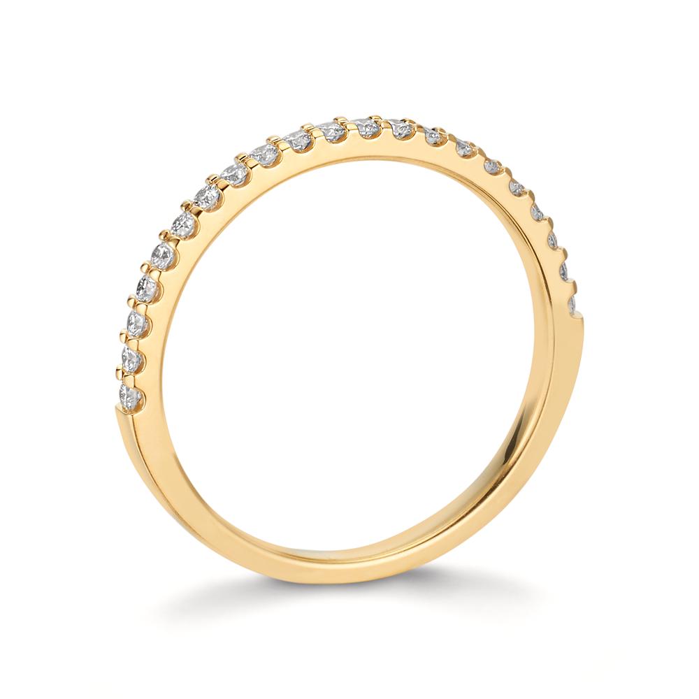 Memória gyűrű 750/18 K sárga arany Gyémánt 0.25 ct, w-si