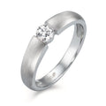 Szoliter gyűrű 750/18 K fehér arany Gyémánt Fehér, 0.20 ct, w-si Ø3.8 mm