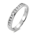 Memória gyűrű 750/18 K fehér arany Gyémánt 0.25 ct, 11 Kövek, w-si