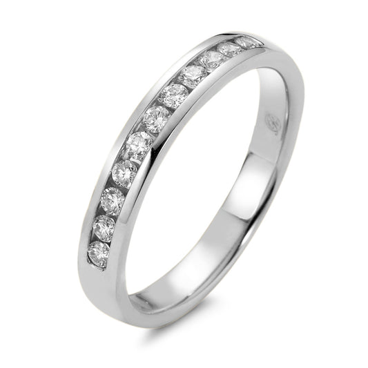 Memória gyűrű 750/18 K fehér arany Gyémánt 0.25 ct, 11 Kövek, w-si
