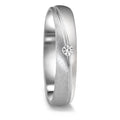 Partnergyűrű 750/18 K fehér arany Gyémánt 0.04 ct, tw-vsi