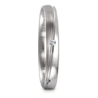 Partnergyűrű 750/18 K fehér arany Gyémánt 0.02 ct, tw-vsi