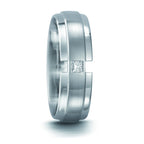 Gyűrű 950 palládium Gyémánt 0.065 ct, tw-vvsi