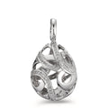 Medál 750/18 K fehér arany Gyémánt 0.30 ct, 62 Kövek, w-si