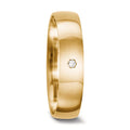 Partnergyűrű 750/18 K sárga arany Gyémánt 0.01 ct, tw-vsi