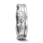 Partnergyűrű 750/18 K fehér arany Gyémánt 0.025 ct, w-si