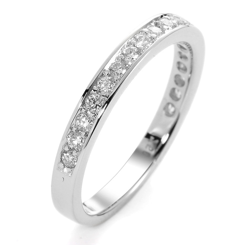 Memória gyűrű 750/18 K fehér arany Gyémánt Fehér, 0.33 ct, 19 Kövek, Briliáns, w-si