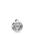 Medál 750/18 K fehér arany Gyémánt Fehér, 0.20 ct, Briliáns, w-si Ø5.5 mm