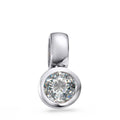 Medál 750/18 K fehér arany Gyémánt Fehér, 0.25 ct, Briliáns, w-si