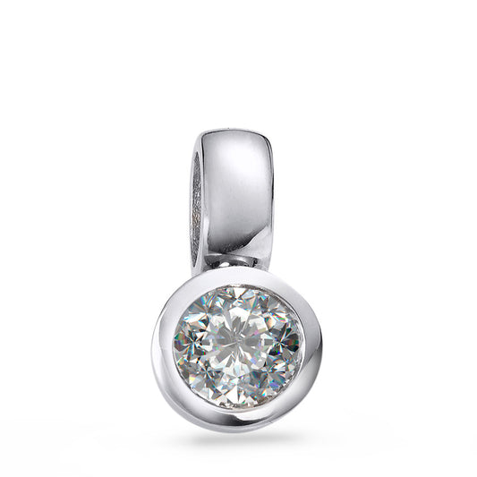 Medál 750/18 K fehér arany Gyémánt Fehér, 0.25 ct, Briliáns, w-si