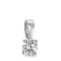 Medál 750/18 K fehér arany Gyémánt Fehér, 0.25 ct, Briliáns, w-si