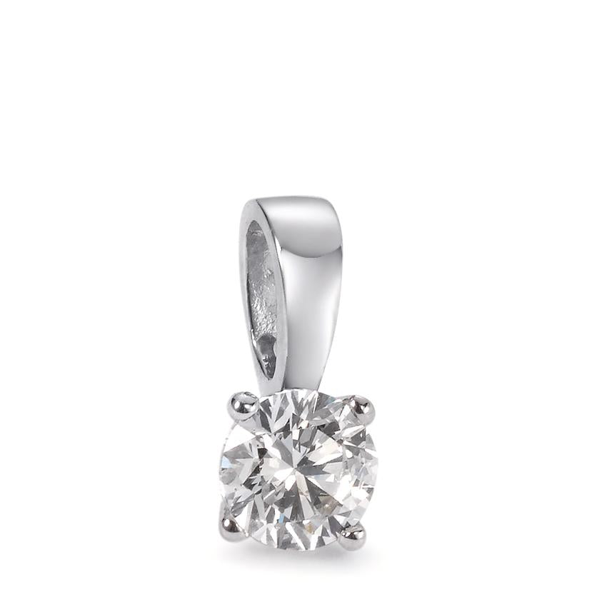 Medál 750/18 K fehér arany Gyémánt Fehér, 0.25 ct, Briliáns, w-si