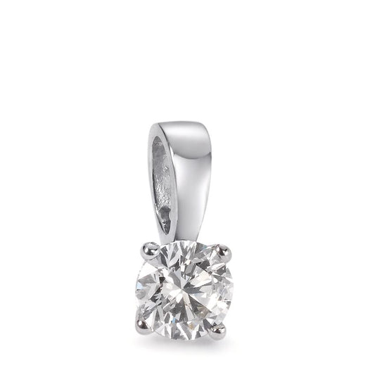 Medál 750/18 K fehér arany Gyémánt Fehér, 0.25 ct, Briliáns, w-si