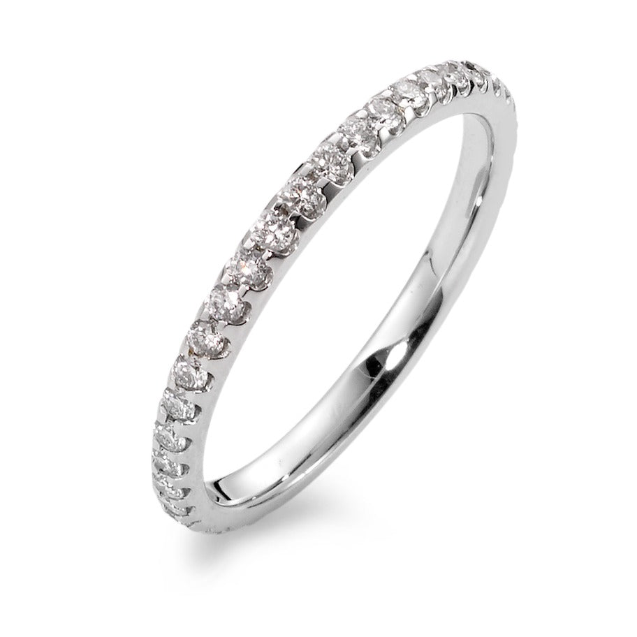 Memória gyűrű 750/18 K fehér arany Gyémánt 0.53 ct, w-si