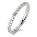 Memória gyűrű 750/18 K fehér arany Gyémánt 0.269 ct, 35 Kövek, w-si