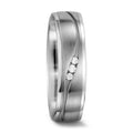Partnergyűrű 750/18 K fehér arany Gyémánt Fehér, 0.033 ct, 3 Kövek, w-si