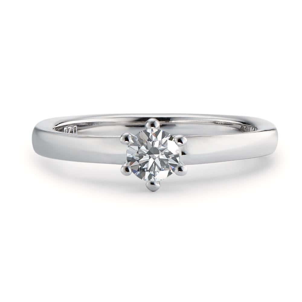 Szoliter gyűrű 750/18 K fehér arany Gyémánt Fehér, 0.20 ct, Briliáns, w-si