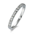 Memória gyűrű 585/14 K fehér arany Gyémánt 0.25 ct, 13 Kövek, w-si