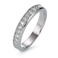 Memória gyűrű 750/18 K fehér arany Gyémánt 0.36 ct, 15 Kövek, w-si
