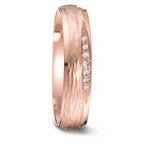 Partnergyűrű 750/18 K rozé arany Gyémánt 0.048 ct, 7 Kövek, tw-si