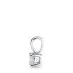 Medál 750/18 K fehér arany Gyémánt Fehér, 0.25 ct, Briliáns, w-si Ø4 mm