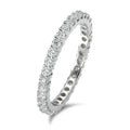 Memória gyűrű 750/18 K fehér arany Gyémánt 0.75 ct, w-si