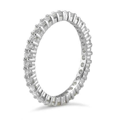 Memória gyűrű 750/18 K fehér arany Gyémánt 0.75 ct, w-si