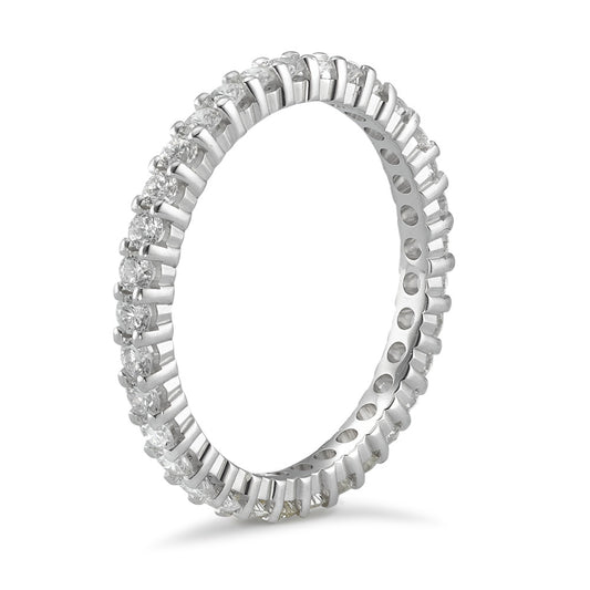 Memória gyűrű 750/18 K fehér arany Gyémánt 0.75 ct, w-si