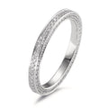 Memória gyűrű 750/18 K fehér arany Gyémánt Fehér, 0.50 ct, 155 Kövek, w-si