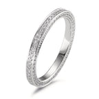 Memória gyűrű 750/18 K fehér arany Gyémánt Fehér, 0.50 ct, 155 Kövek, w-si