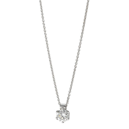 Nyakékek 585/14 K fehér arany Gyémánt 0.22 ct, w-si 39.5-42 cm