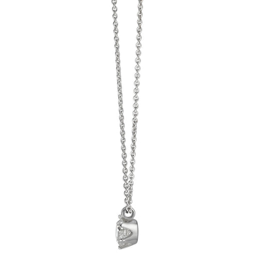 Nyakékek 585/14 K fehér arany Gyémánt 0.22 ct, w-si 39.5-42 cm
