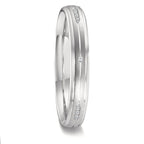 Partnergyűrű 750/18 K fehér arany Gyémánt 0.051 ct, 12 Kövek, w-vsi