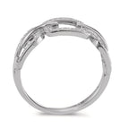 Gyűrű 750/18 K fehér arany Gyémánt 0.20 ct, Briliáns, w-si