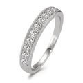 Memória gyűrű 750/18 K fehér arany Gyémánt 0.35 ct, 10 Kövek, w-si