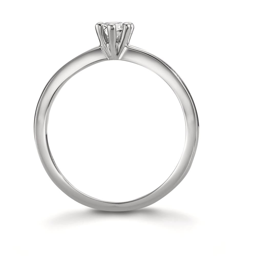 Szoliter gyűrű 950 platina Gyémánt 0.15 ct, w-si