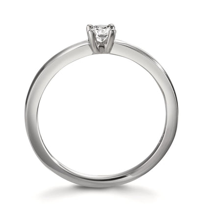Szoliter gyűrű 950 platina Gyémánt Fehér, 0.15 ct, Briliáns, w-si