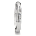 Partnergyűrű 750/18 K fehér arany Gyémánt 0.08 ct, 11 Kövek, tw-vsi
