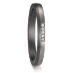 Partnergyűrű 999 tantál, 950 platina Gyémánt 0.035 ct, 5 Kövek, w-si