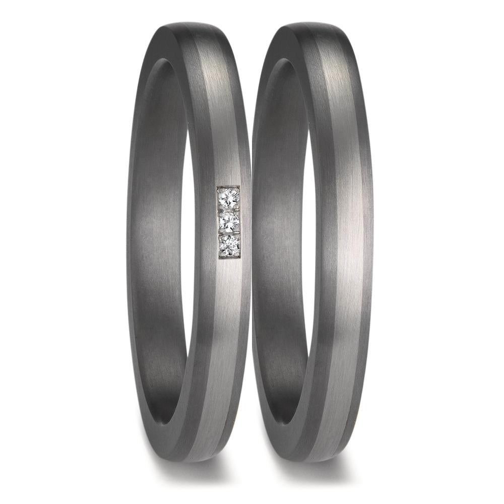 Partnergyűrű 999 tantál, 950 platina