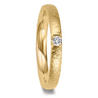 Partnergyűrű 750/18 K sárga arany Gyémánt 0.09 ct, w-vsi