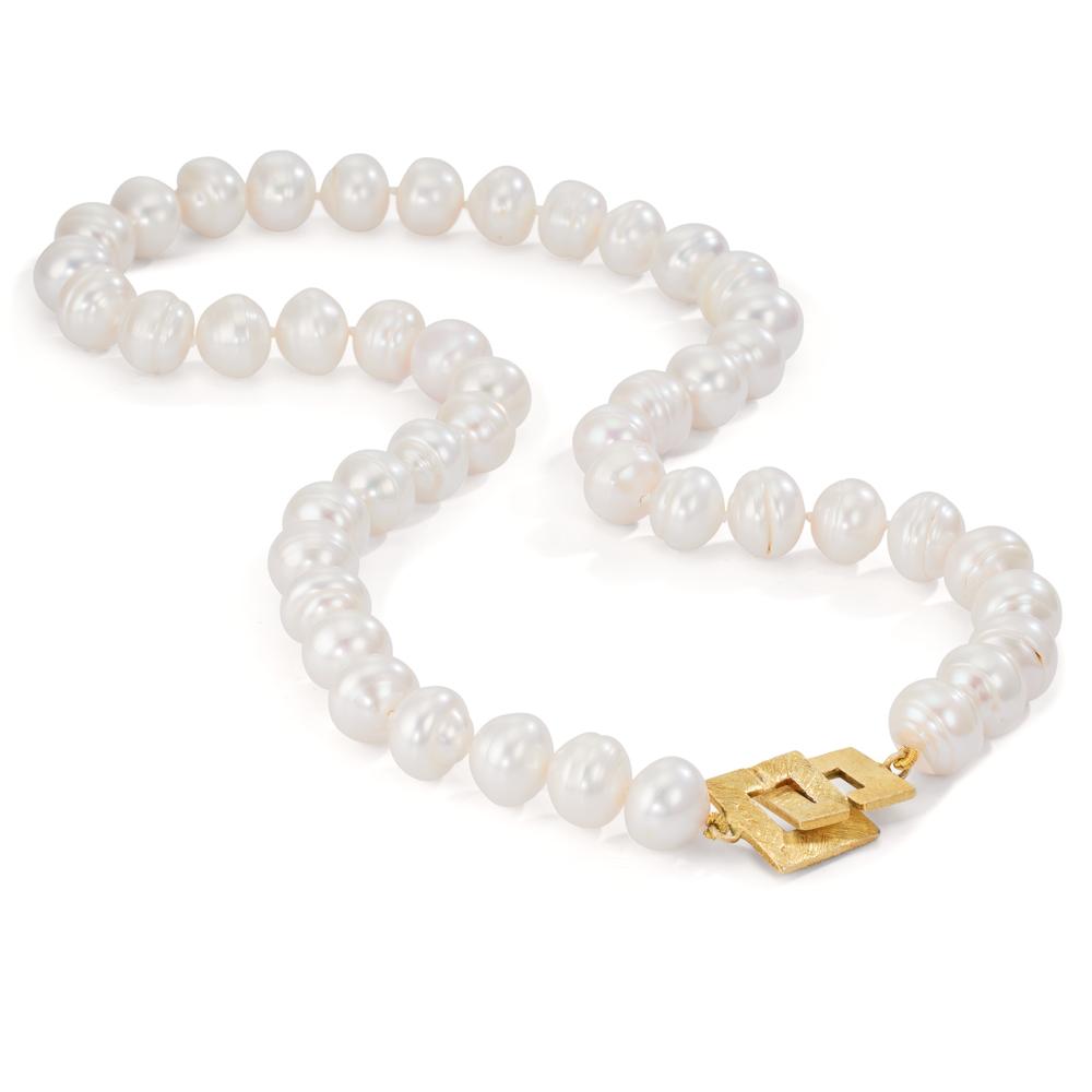 Collier Ezüst édesvízi tenyésztett gyöngy 10-10.5 mm 52 cm