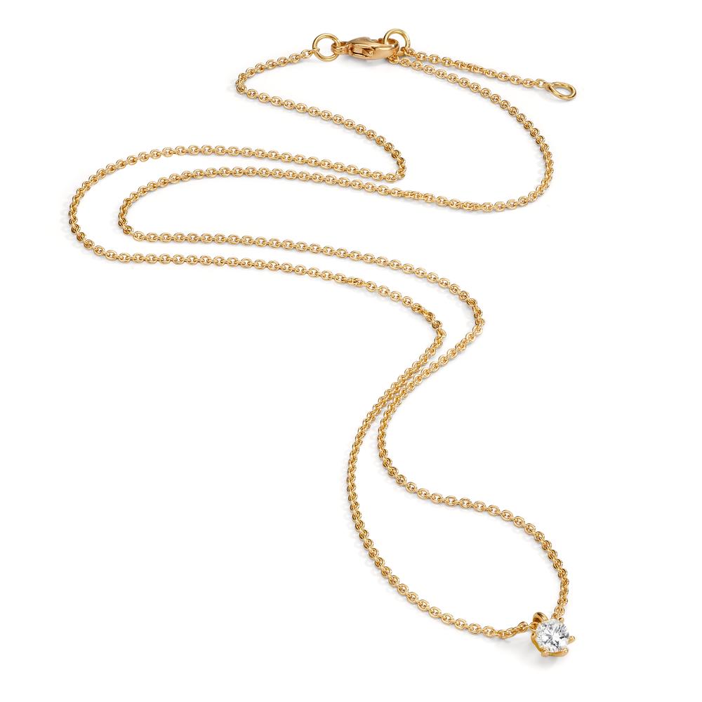 Nyakékek 750/18 K sárga arany Gyémánt 0.15 ct, w-si 40-42 cm