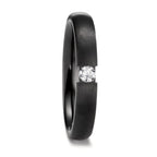 Partnergyűrű Cirkónium Gyémánt 0.09 ct, w-si