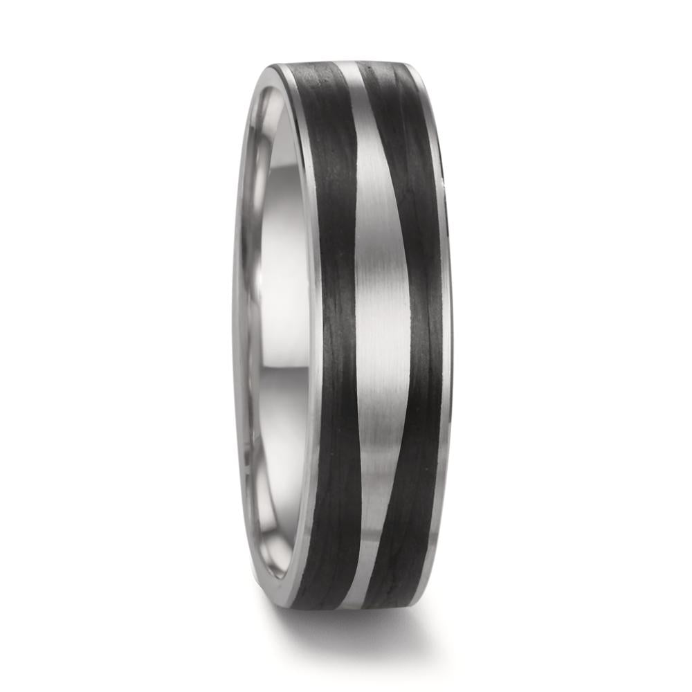 Partnergyűrű 950 platina, Szén